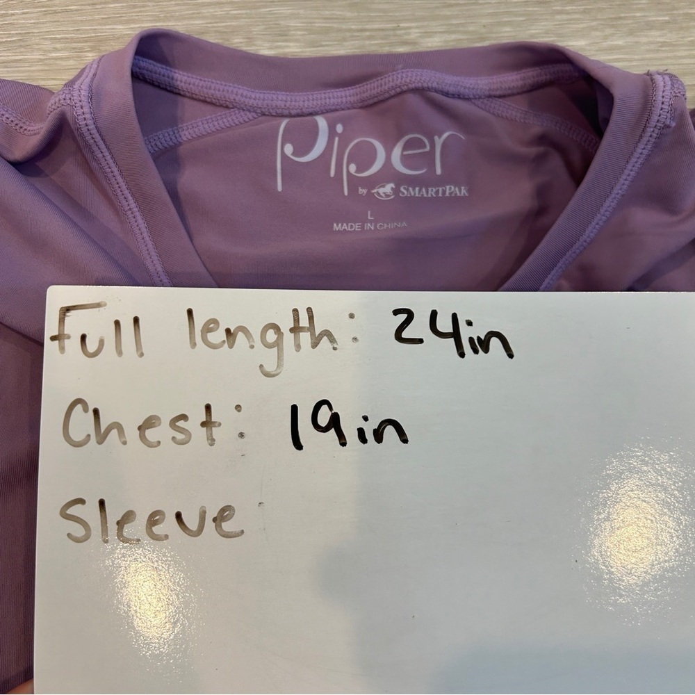 SmartPak Women's Purple Piper SmartCore Crew Neck Short Sleeve Sun Shirt - Large - Picture 4 of 5